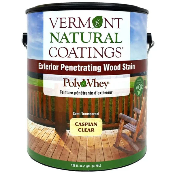 Vermont Natural Coatings, PolyWhey, Exterior, Penetrating Stain : Coastal Gray, 5-Gallon