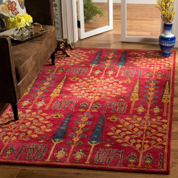 Safavieh Heritage 418 Red/Multi 8& x 10& Area Rug