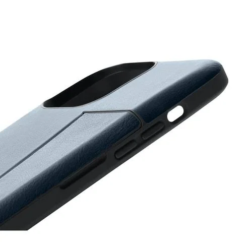 Bellroy iPhone 13 Case with Card Holder - Leather Phone Wallet, Basalt