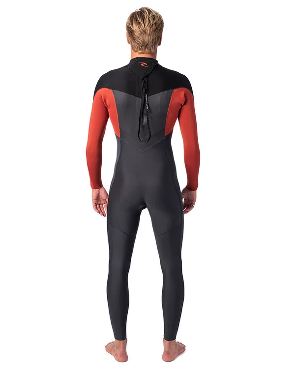 Rip Curl Dawn Patrol 3/2 Back Zip Wetsuit - Burnt Orange