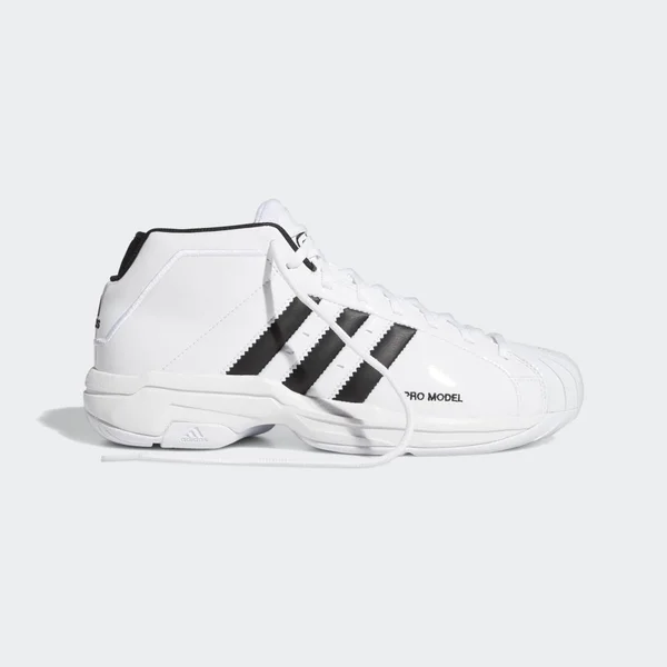 Adidas Pro Model 2g Basketball Shoes - Men's, White