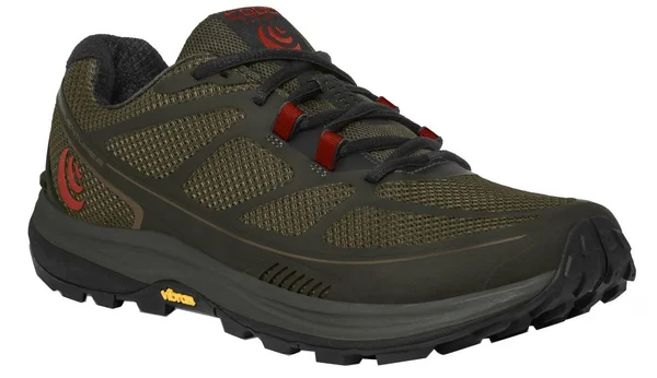 Topo Athletic Terraventure 2 Trail Running Shoe - Men's Olive/Red, 15