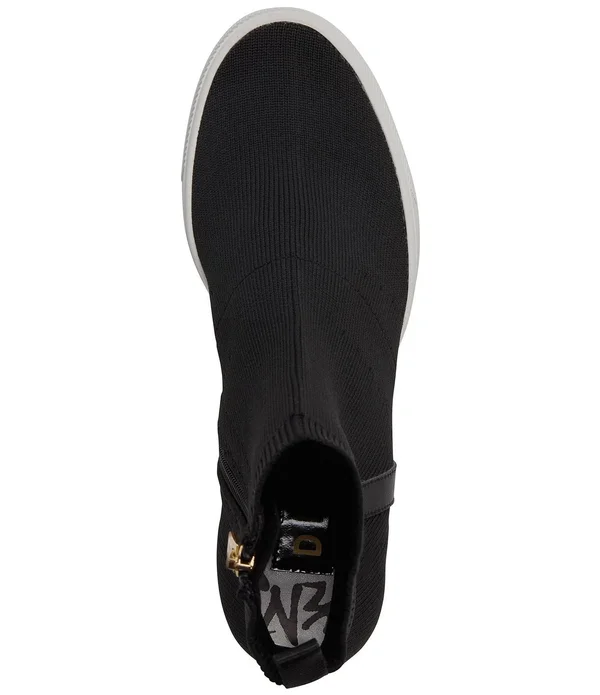 Dkny Cali Logo Wedge Sneaker Booties - 8.5M