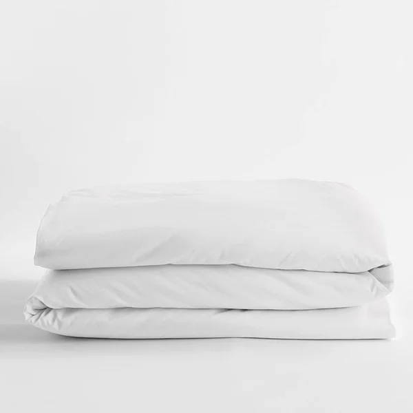 The Company Store Legends Hotel Cream Solid Oversized King Egyptian Cotton Sateen Duvet COVER - Ivory