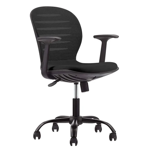 Comfort Mesh Home Office Swivel Height Adjustable Task Chair (Black)