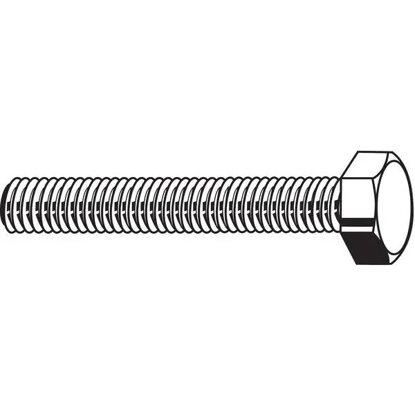 Fabory A01000.062.0150 5/8 inch-11 Grade 5 Hex Head Cap Screw, Steel, Pk 110