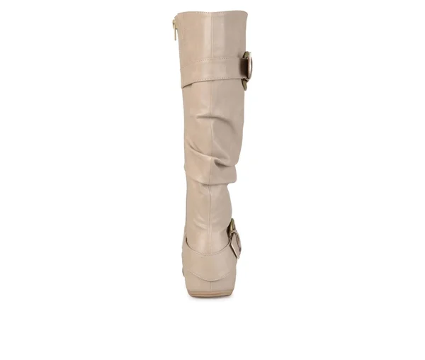 Journee Collection Paris Boot - Wide Calf Women's Shoes Stone : 10 M