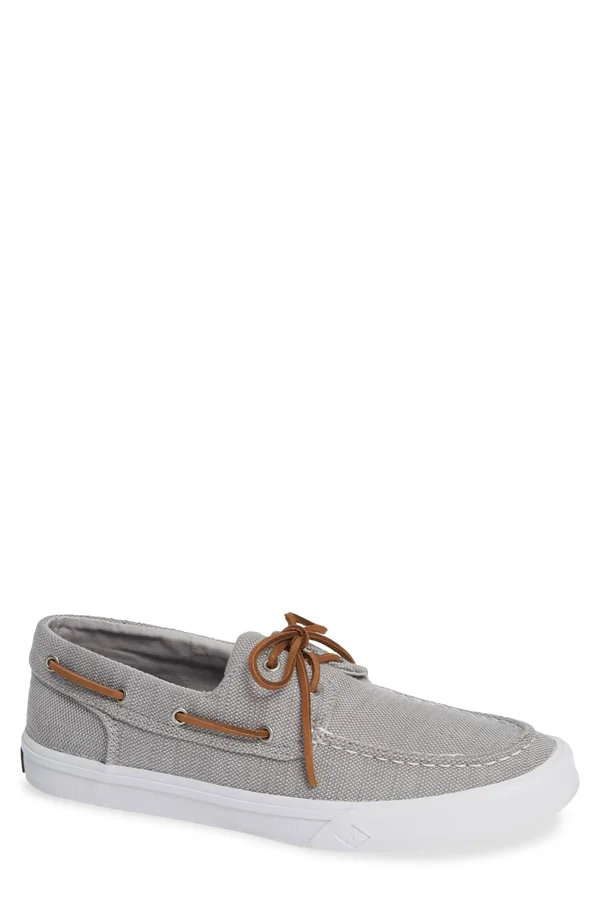 Men's Sperry Bahama II Baja Boat Shoe - Size 7 M - Grey