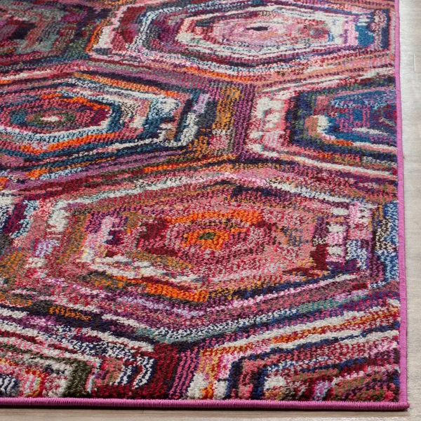 Safavieh Monaco Pink/Multi 8 ft. x 11 ft. Area Rug