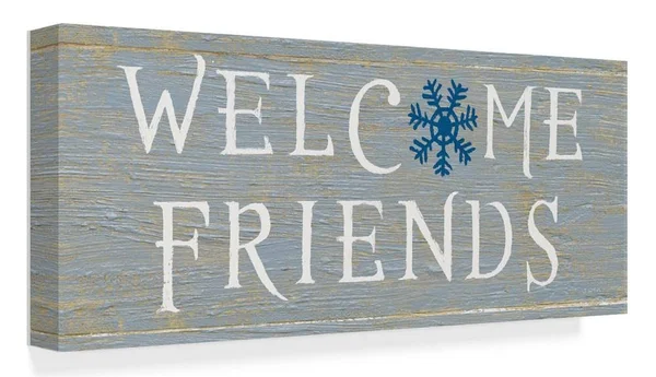 Trademark Fine Art 'Christmas Affinity II Grey' Canvas Art by James Wiens - Size: 20 x 47