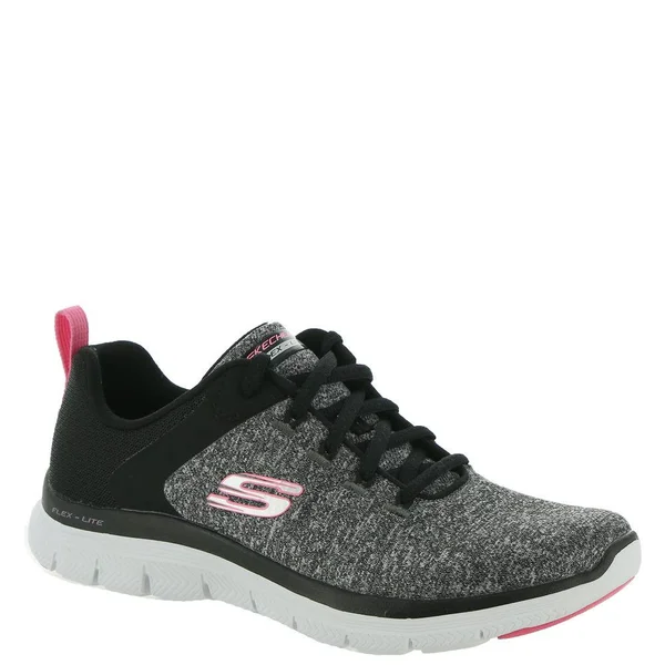 Women's Skechers Flex Appeal 4.0 Sneaker - Size: 6.5, Black