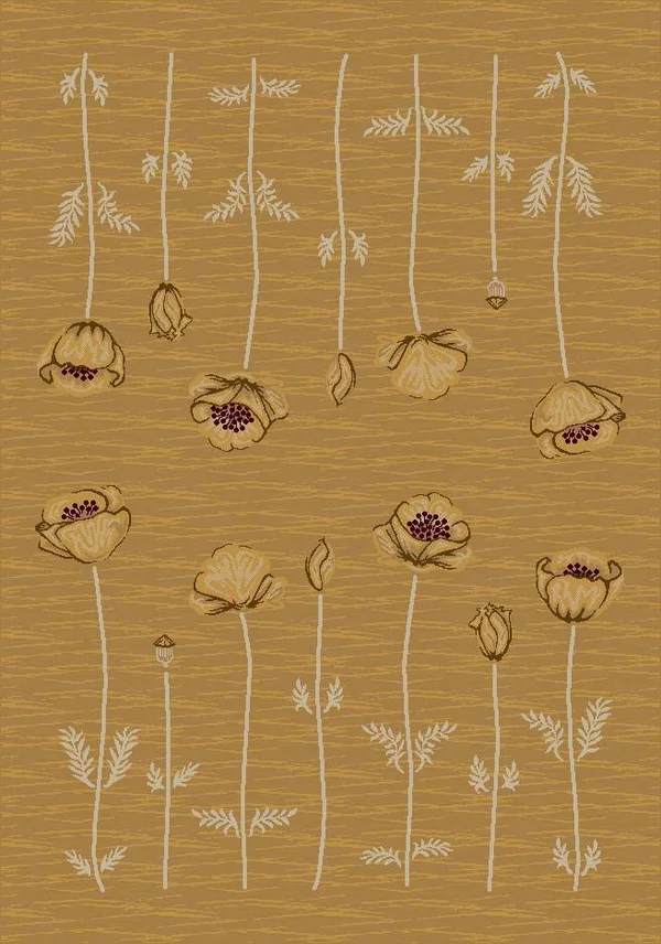 Milliken Poppy Rectangle Area Rug, 3&10x22 x 5&4