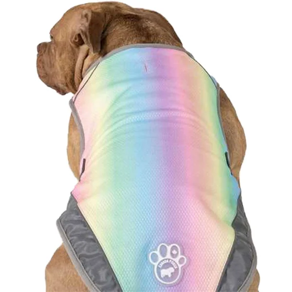 Canada Pooch Chill Seeker Cooling Dog Vest 26 - Rainbow