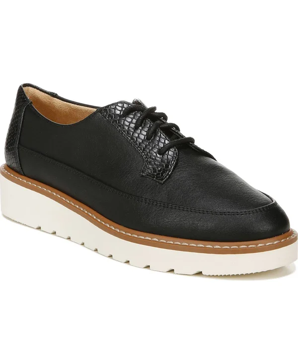 Naturalizer Emme Oxfords - Black Snake