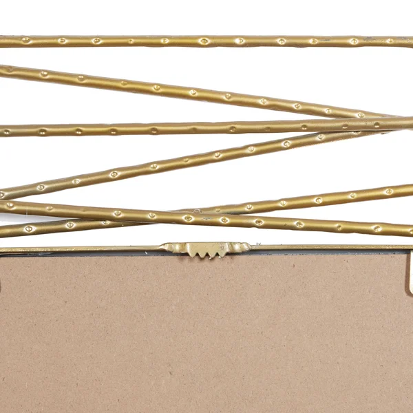 Monroe Lane Metal Contemporary Wall Mirror - Gold