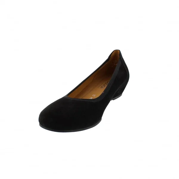 Gabor Chester Womens Wedge Pumps Black Suede 02-690-47 5.5 UK