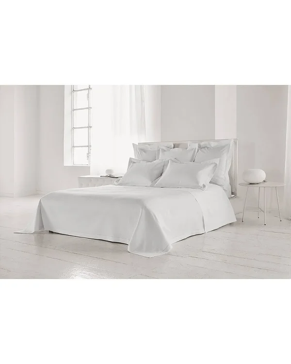 Frette at Home Creta Coverlet Queen, White