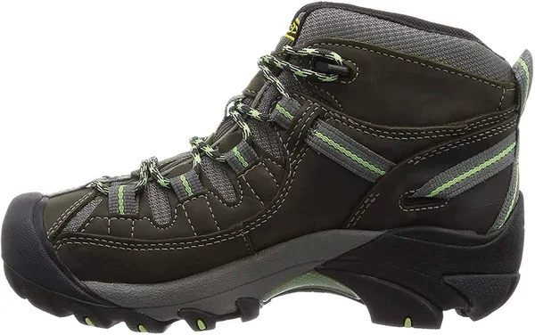Keen Women's Waterproof Hiking Boots Targhee II Mid, 5, Raven/Opaline