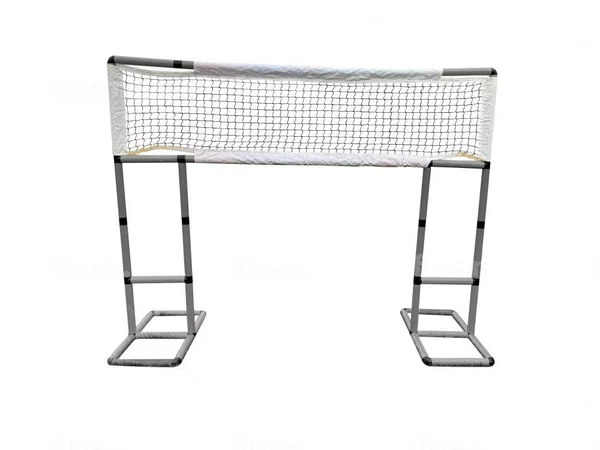Funphix Set of Nets- 2X Soccer Nets, Volleyball Net, Basketball Net in White, FP-4NS-SS