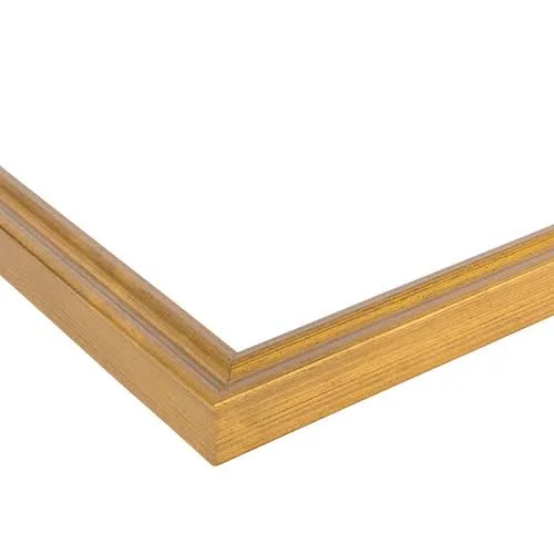 10x30 Gold Step Wood Picture Poster Frame for 30x10 Photo 2WOM-D1202-10x30 by ArtToFrames