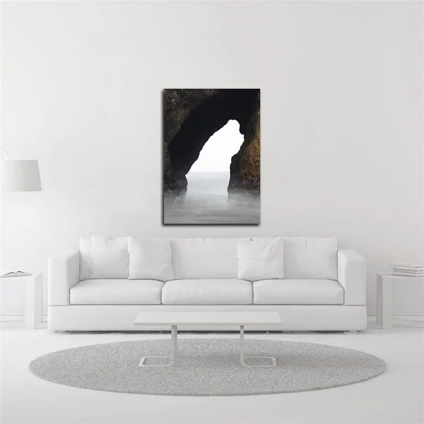 35x22 x 25x22 Ocean Rock by Design Fabrikken Print on Canvas