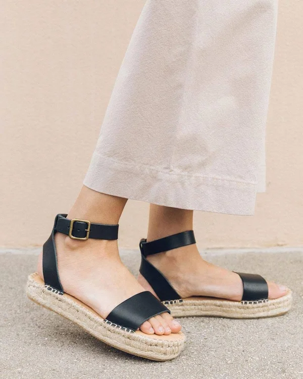 Soludos Cadiz Sandal - Platinum - 7.5