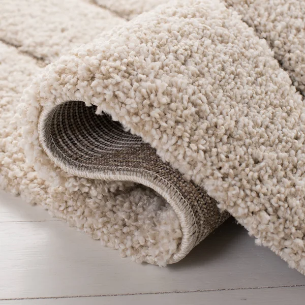 Safavieh Florida Shag SG472-1165 Cream, Blue Rug 2&3x22 x 7& Runner