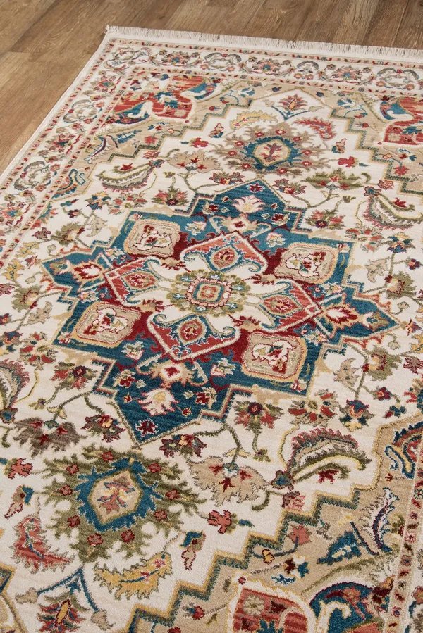 Momeni 5&0x22 x 7&5x22 Ivory Lenox LE-01 Area Rug