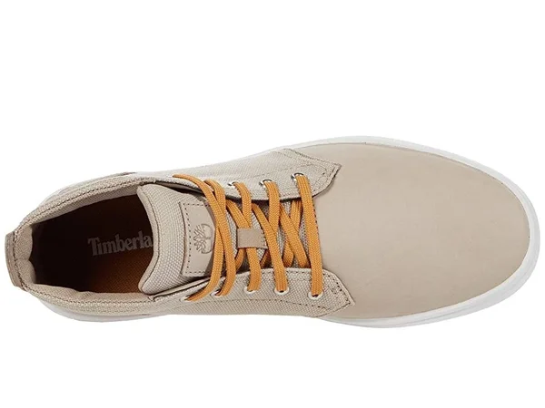 Timberland Men's Davis Square Chukka Boot Light Beige 10.5