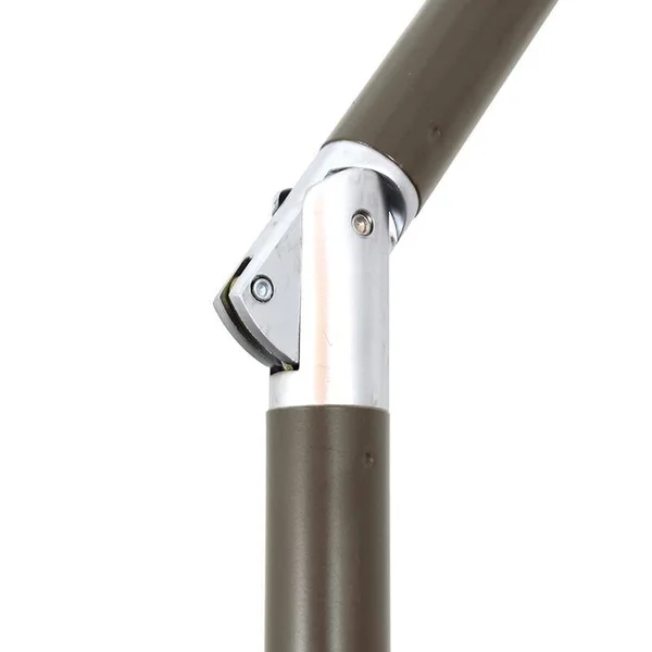 California Umbrella 9 ft. Aluminum Push Button Tilt Olefin Market Umbrella, White