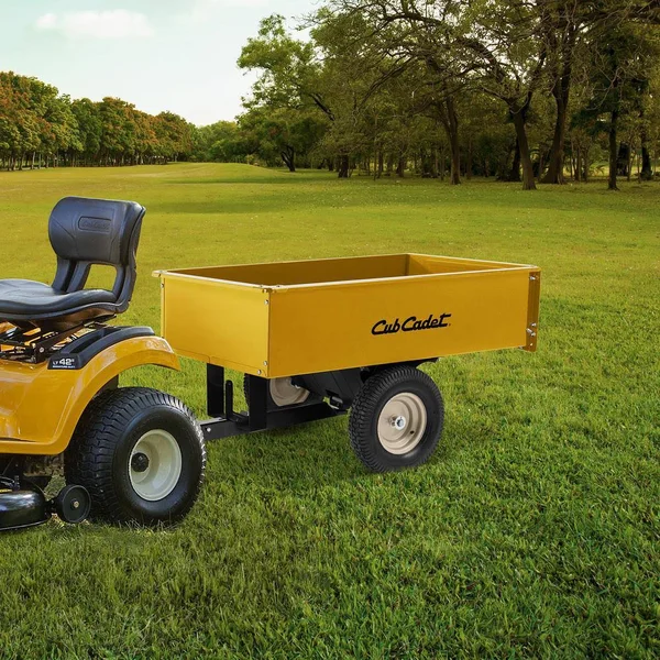 Cub Cadet 12 Cu. ft. 1000 lbs. Capacity Steel Dump Cart 302513