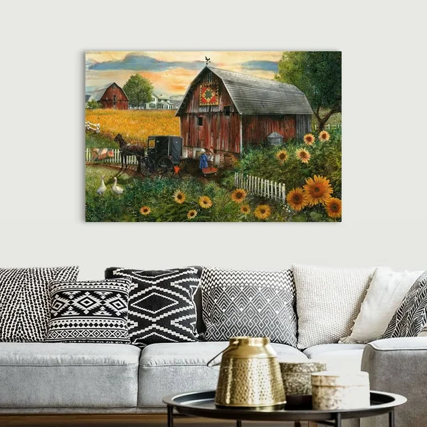 Country Paradise II, Canvas Wall Art, 60x40, Great Big Canvas