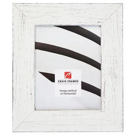 Craig Frames Jasper Wide - 20x30 inch Picture Frame, Country Marshmallow White, Size: 20 x 30