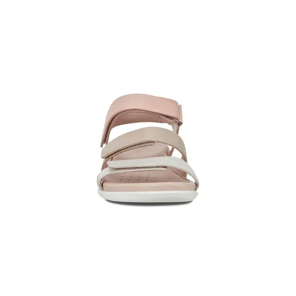 Ecco Flash Flat Sandal Size 10 Shadow White