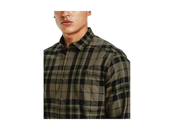 Under Armour Mens Tradesman Flannel 2.0, Men's, Size: 3XL, Green