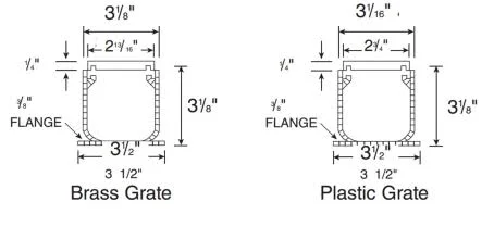 NDS Mini Channel Drain 6 ft.