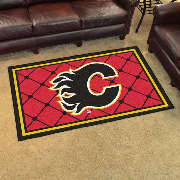 NHL - Calgary Flames Rug