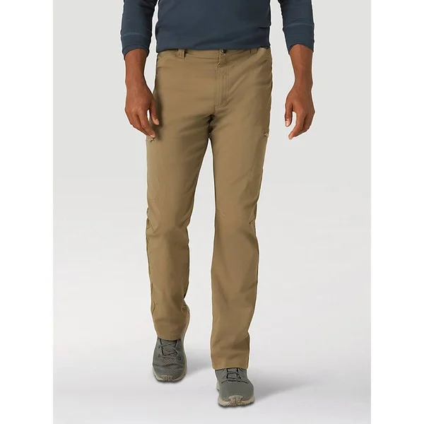 Wrangler Men's Outdoor Zip Cargo Pant, Size: 38X29, Beige