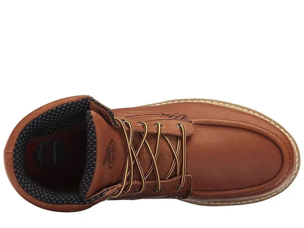 Men's Georgia Boot GB00177 6 inch Moc-Toe Wedge Work Boot - Gold