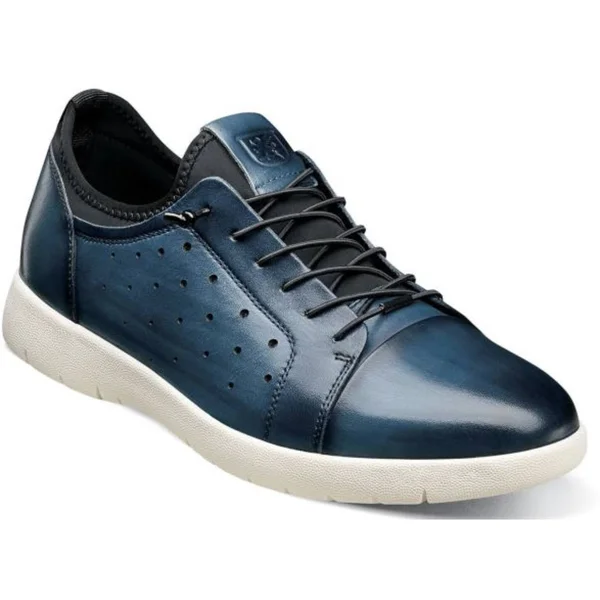 Men's Stacy Adams Halden Cap Toe Sneaker - Size: 11.5, Blue