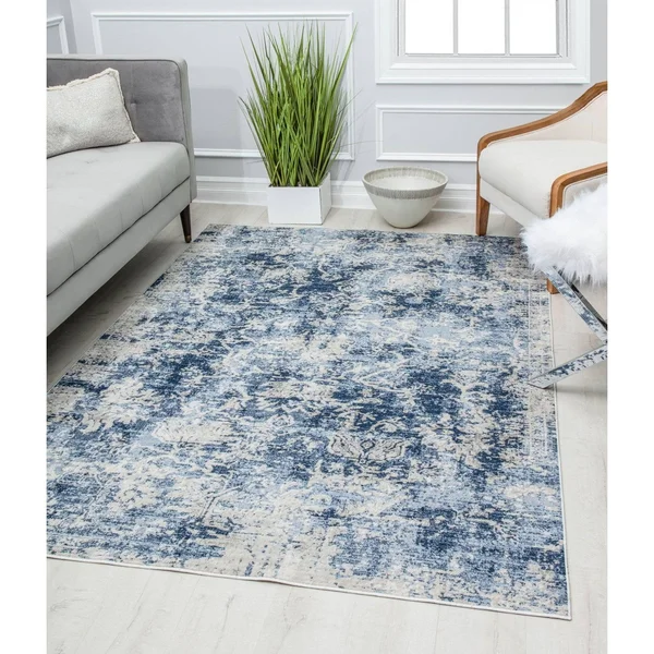 Rugs America Prescott Monterey 8' x 10' Area Rug in Blue
