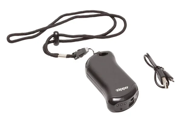 Zippo Silver HeatBank 9S Rechargeable Hand Warmer One-Size