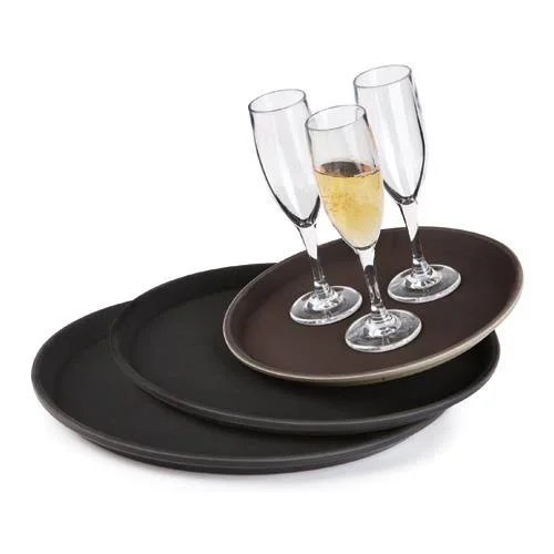 Get Enterprises - NS-1100-BK - 11 in Round Black Serving Tray
