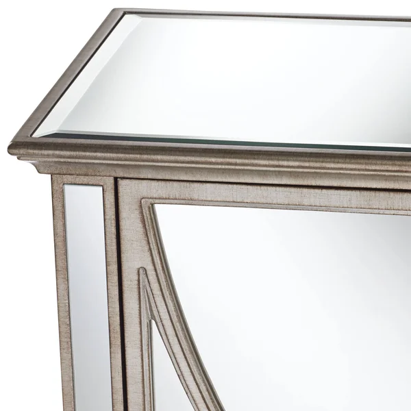 Studio 55D Nereo 30x22 Wide Silver 2-Door Accent Cabinet