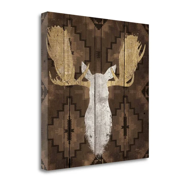 20x22 x 20x22 Precious Antlers III Giclee Print on Gallery Wrap Canvas