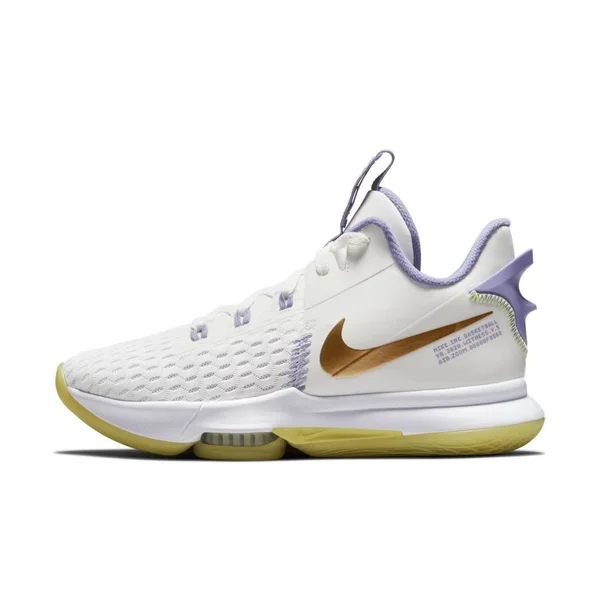 Nike Lebron Witness 5 Basketball Shoes in White, Size: 18, CQ9380-102