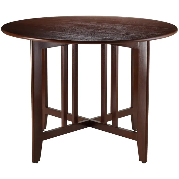 Winsome Alamo Double Drop Leaf Round 42x22 Table Mission