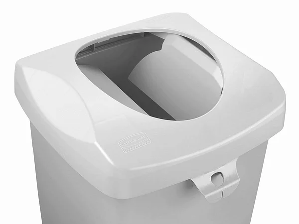 Rubbermaid Commercial Untouchable Square Container, 23gal, Gray