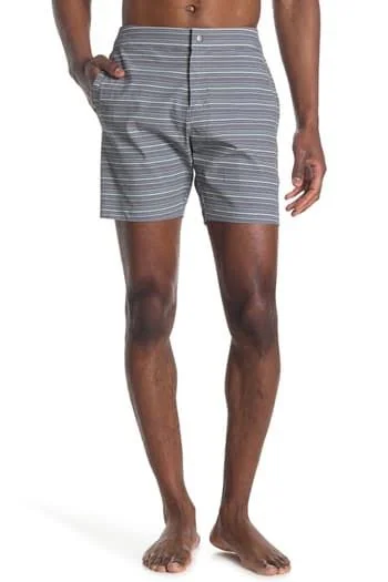 Marine Layer Printed Summer Short - Men's Navy Stripe, M