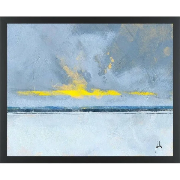 Easy Art Prints Paul Bailey's 'Winter Solace' Premium Canvas Art - 24 x 30 - Classic Black Frame